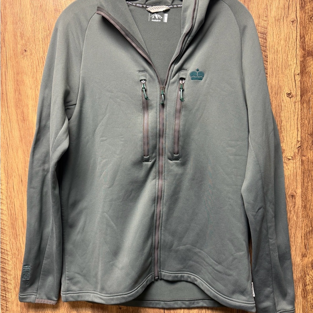 Maloja Men's Gray Full-Zip Jacket A2-006